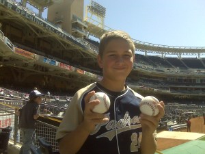 img00003 Batting practice balls caught on Opening Day 2009