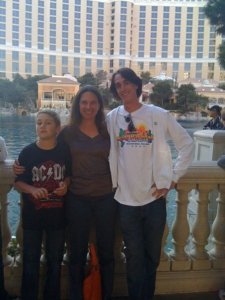 In front of the Bellagio