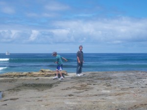 The boy on Flat Rock