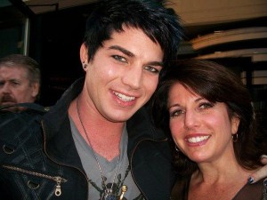 Adam with his mom