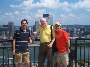 Sightseeing buds: Michael, Ed & Bill