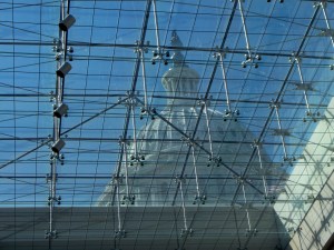 100_0108 View of dome from visitor center glass ceiling entrance