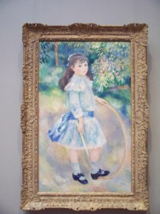 Girl with a Hoop, Auguste Renoir