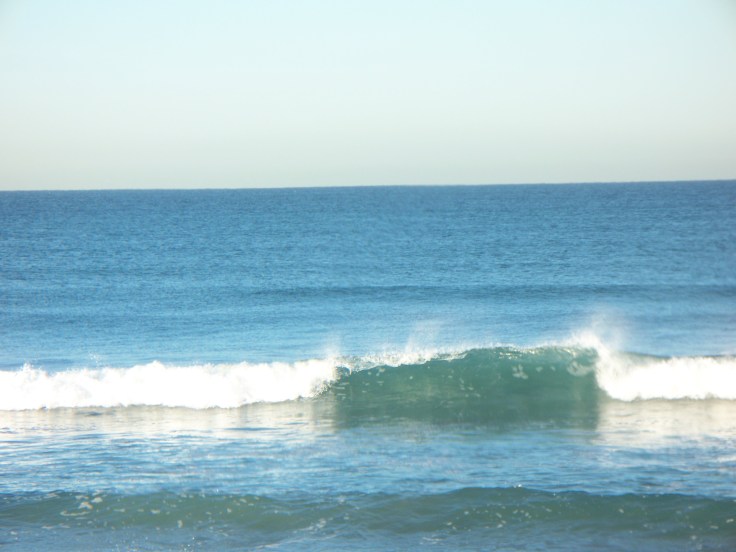Fall season surf at Torrey Pines State Beach