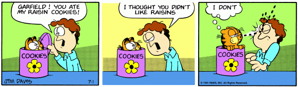 garfield_raisins