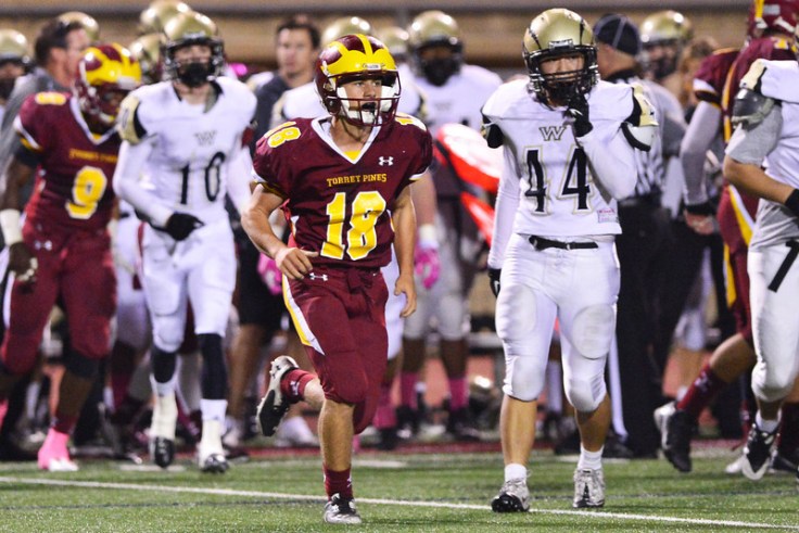 Coming off after another successful block.