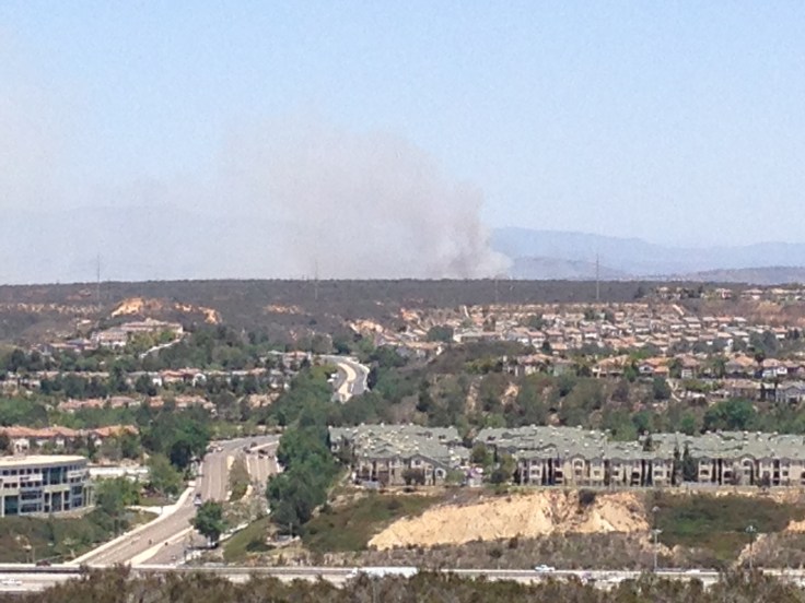 Zooming in on the smoke.