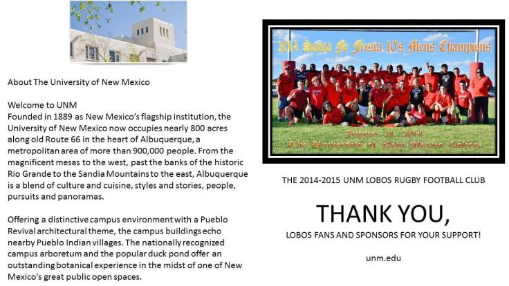 A page from today's digital game program.